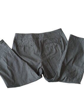 Talbots Womens 8P Sailboat Capri Pants Navy White Nautical Petite Stretch